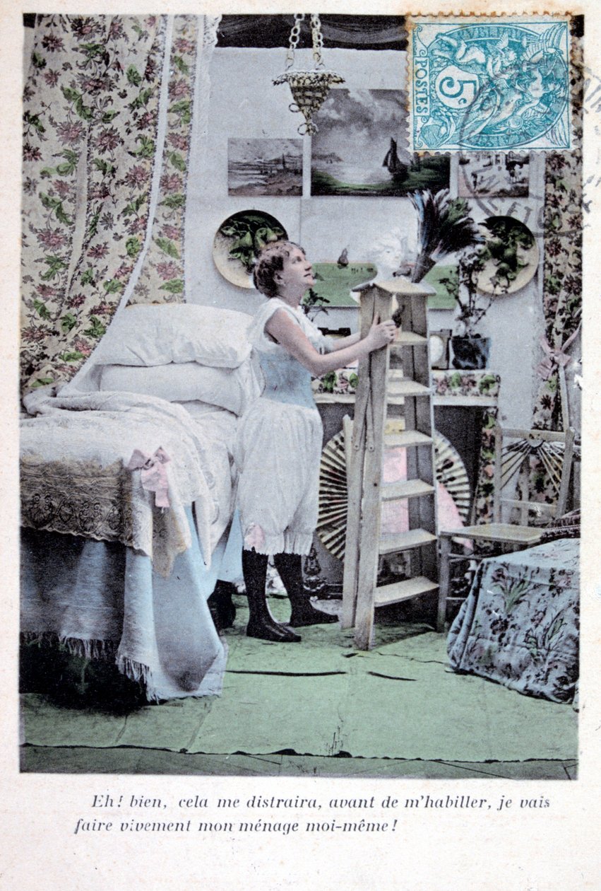 Franse ansichtkaart, ca. 1900 door Unbekannt