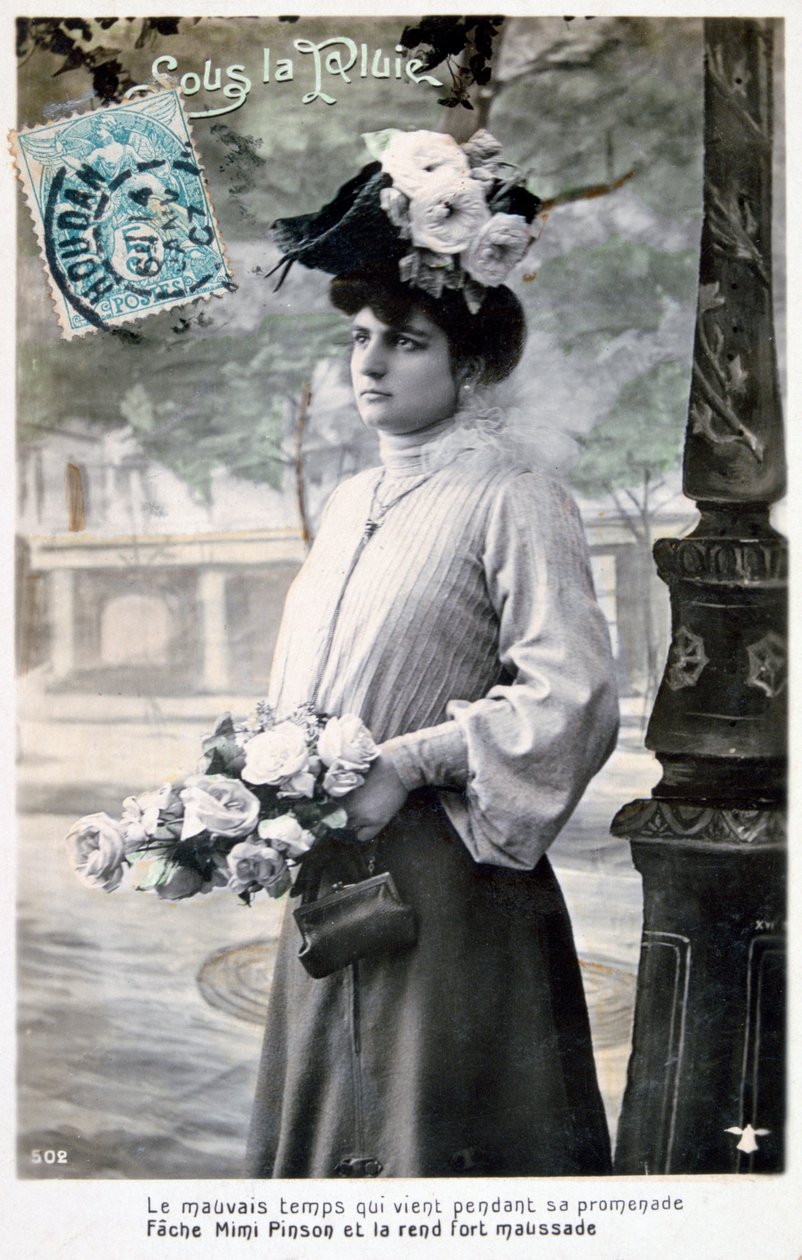 Franse ansichtkaart, ca. 1900 door Unbekannt