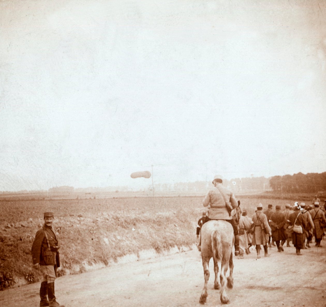 Franse soldaten, ca. 1914-ca. 1918 door Unbekannt