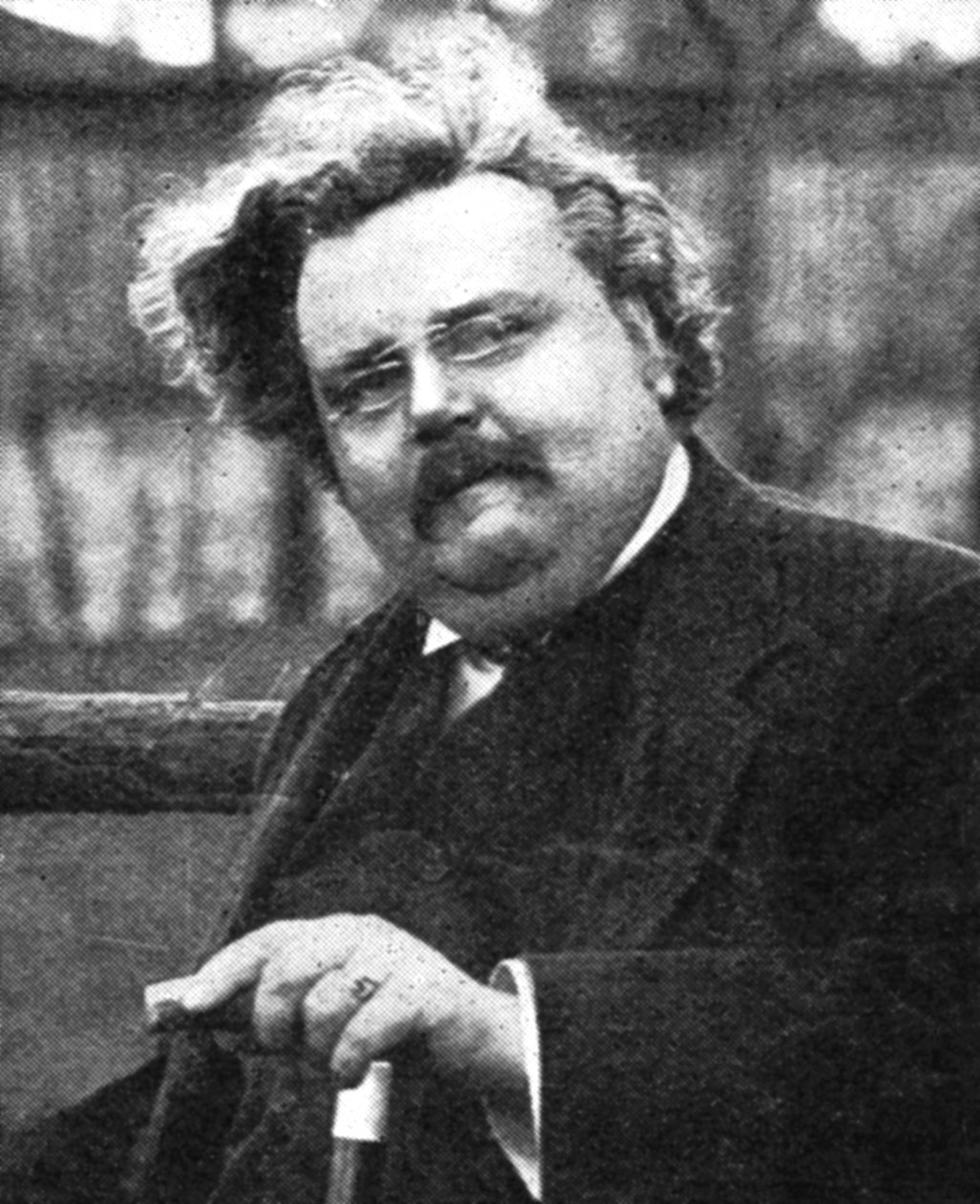 G.K. Chesterton 1874-1936, Engelse schrijver, begin 20e eeuw door Unbekannt