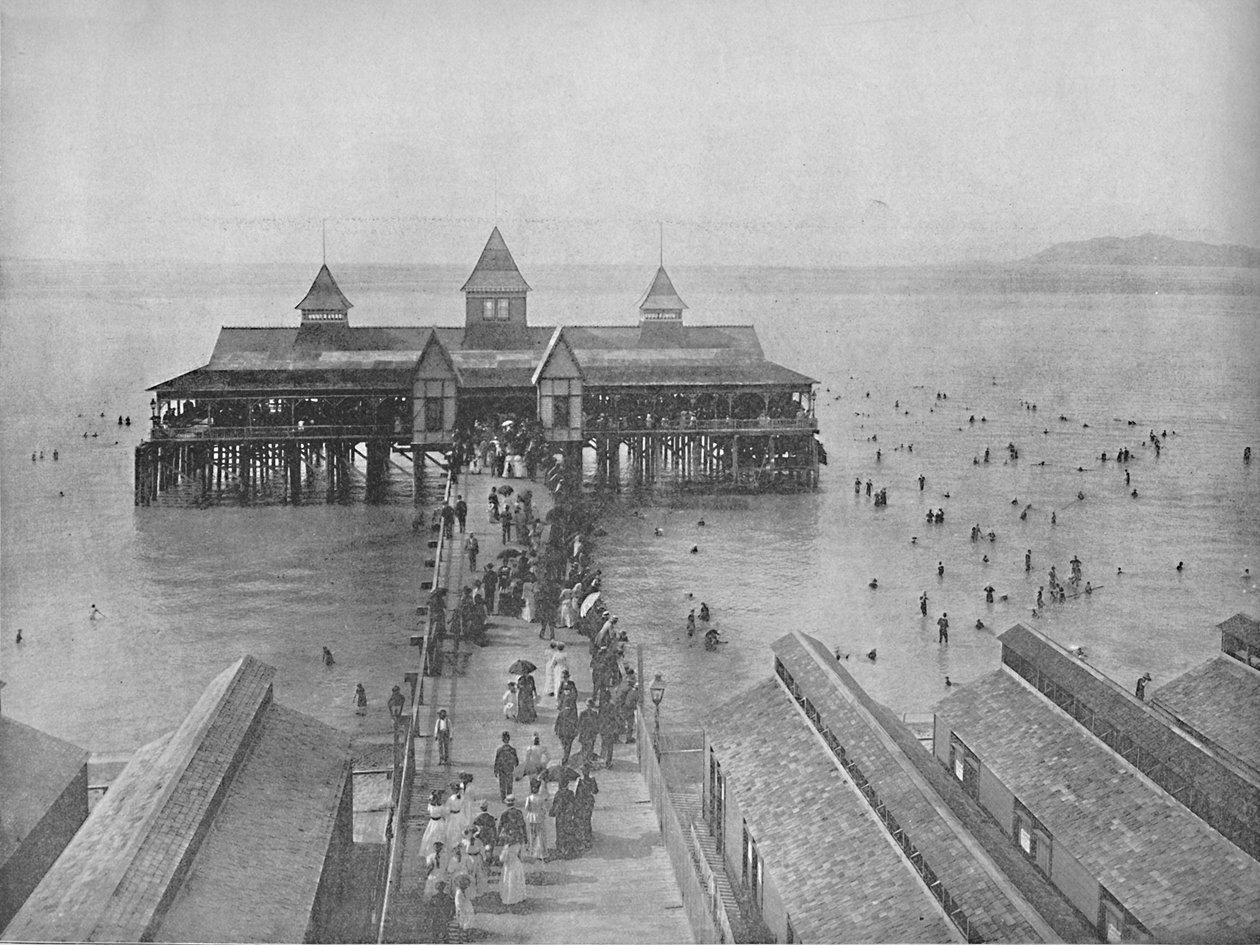 Garfield Beach, Grote Zoutmeer, ca. 1897 door Unbekannt