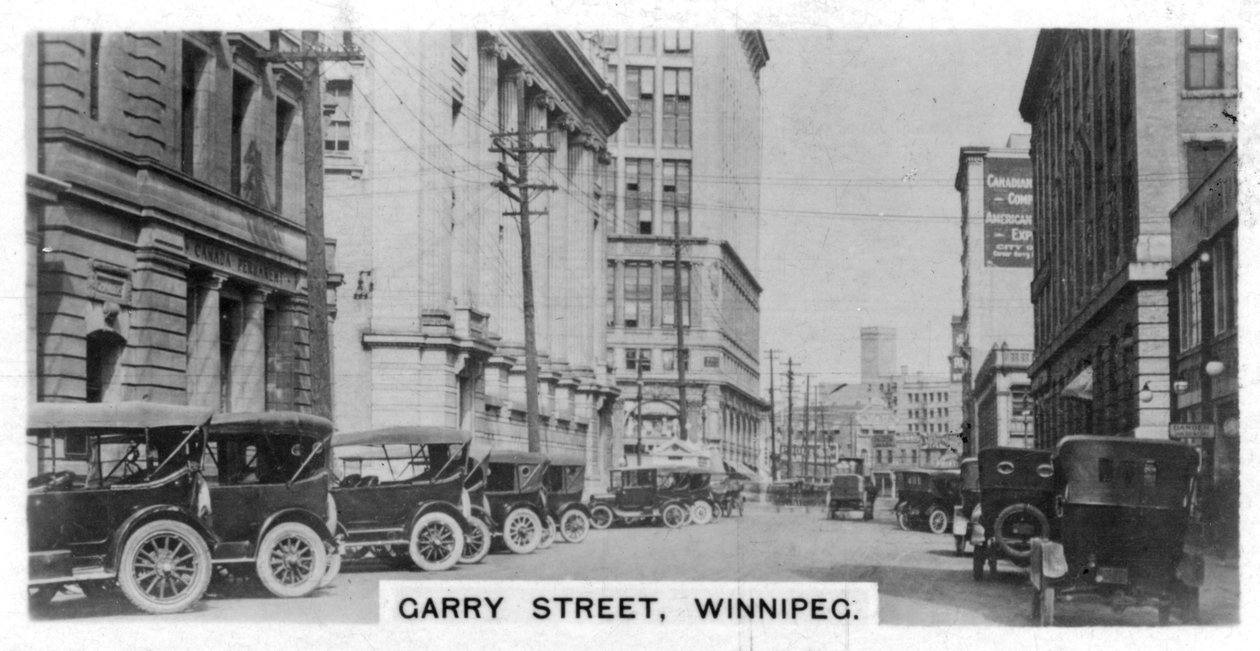 Garry Street, Winnipeg, Manitoba, Canada, c1920s door Unbekannt