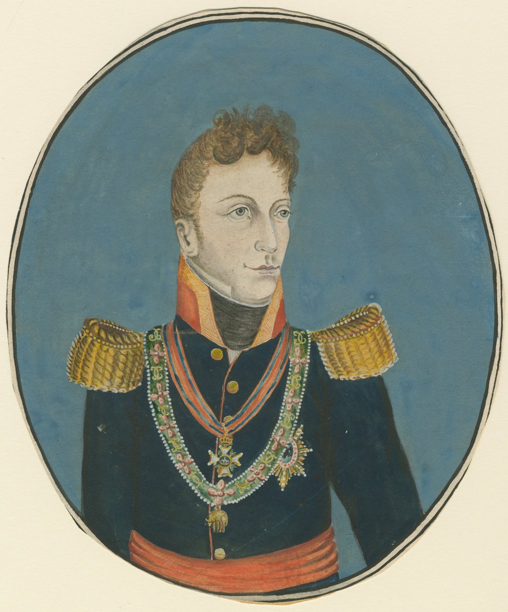 Gebhard Leberecht von Blücher 1742-1819, c. 1800 door Unbekannt