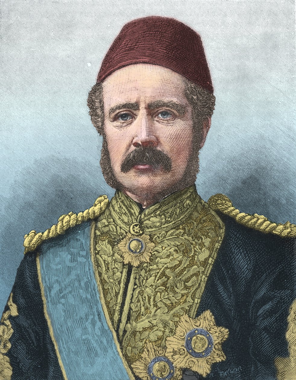 Generaal Gordon, ca. 1885 door Unbekannt