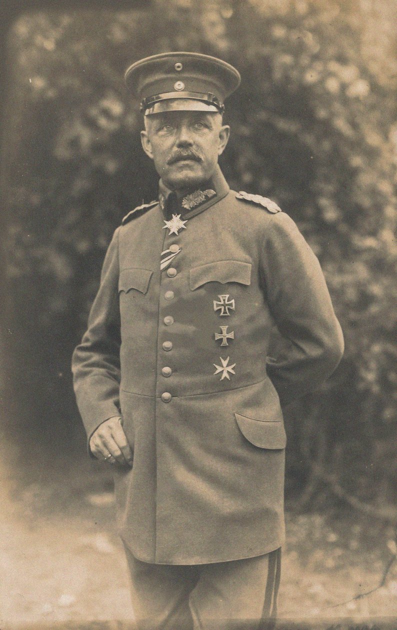 Generaal Johannes von Busse 1862-1936, 1918 door Unbekannt