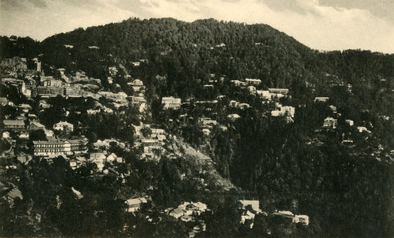 Algemeen Uitzicht op Jakko, Simla, c1918-c1939 door Unbekannt