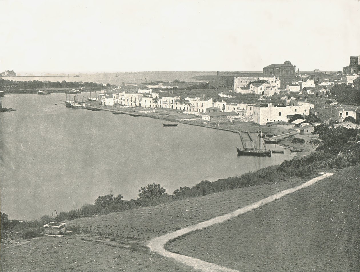 Algemeen uitzicht, Brindisi, Italië, 1895 door Unbekannt