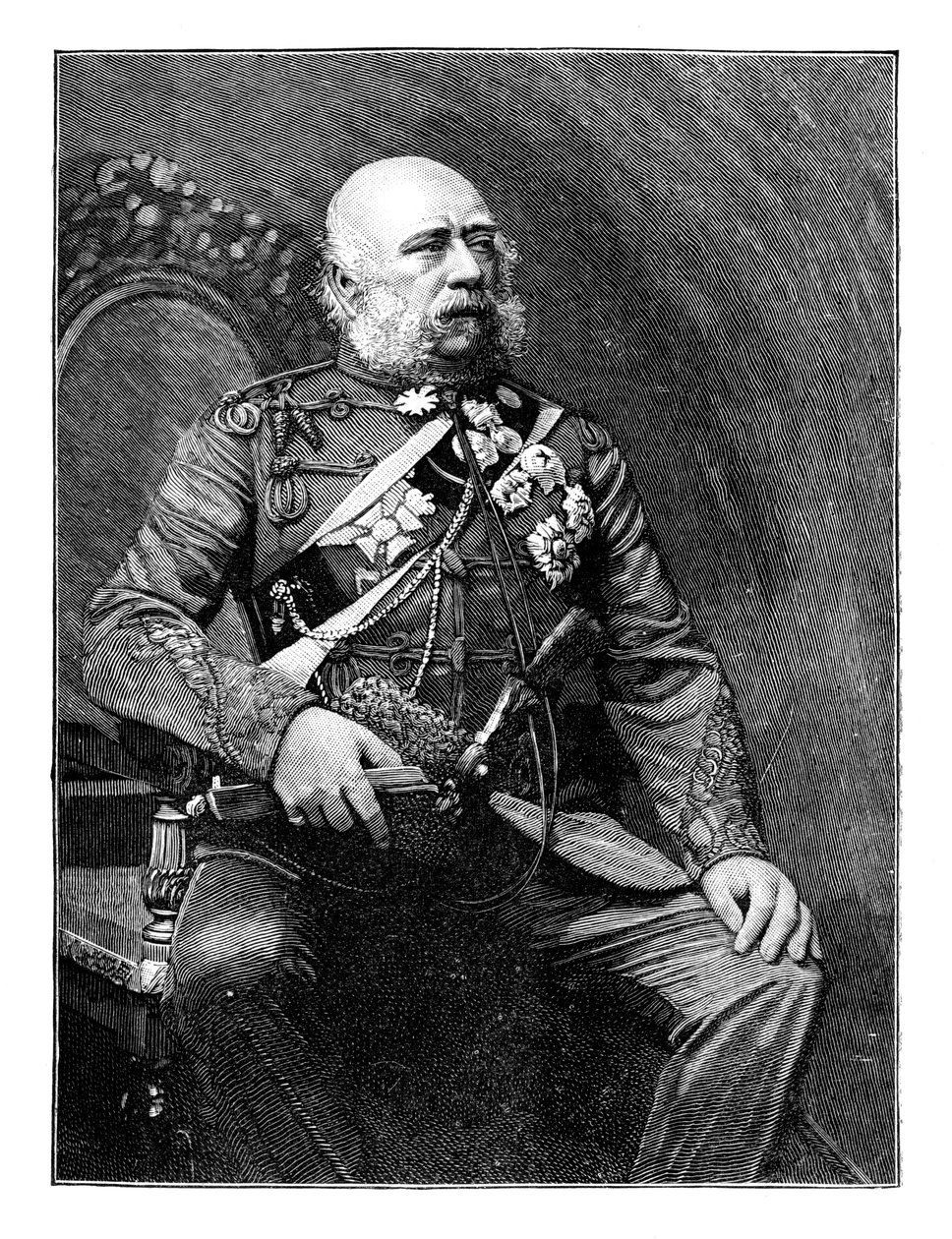 George, hertog van Cambridge, Britse soldaat, 1888 door Unbekannt