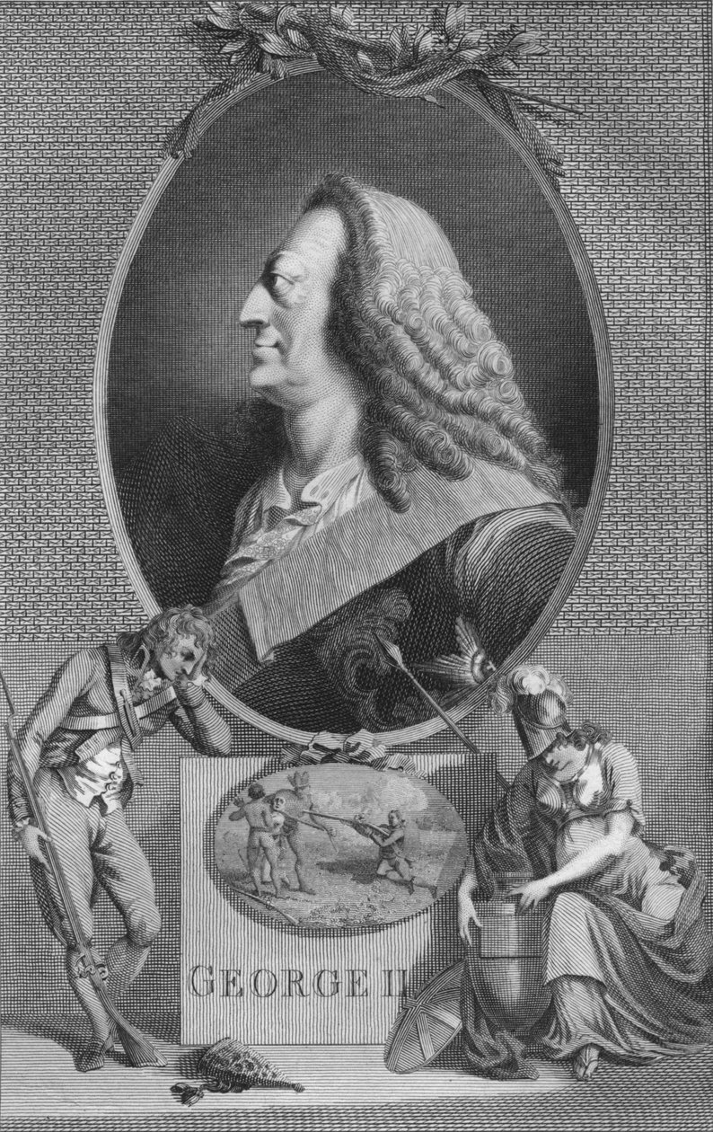 George II, 1790 door Unbekannt