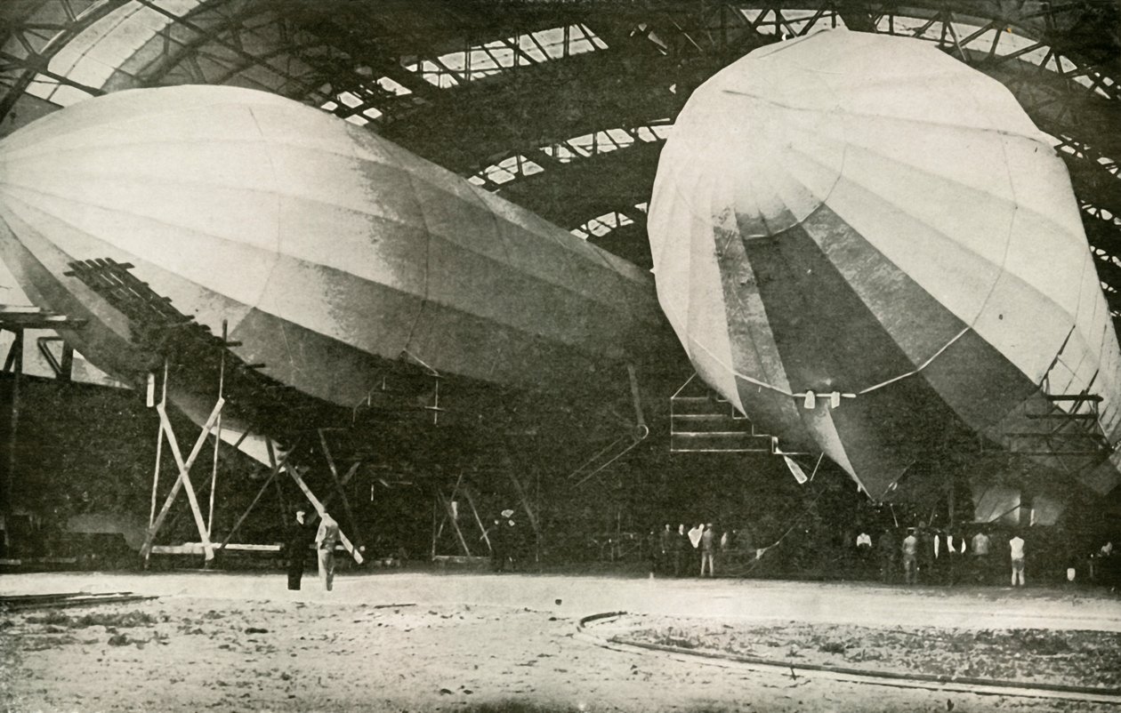 Duitse luchtschepen, 1919 door Unbekannt