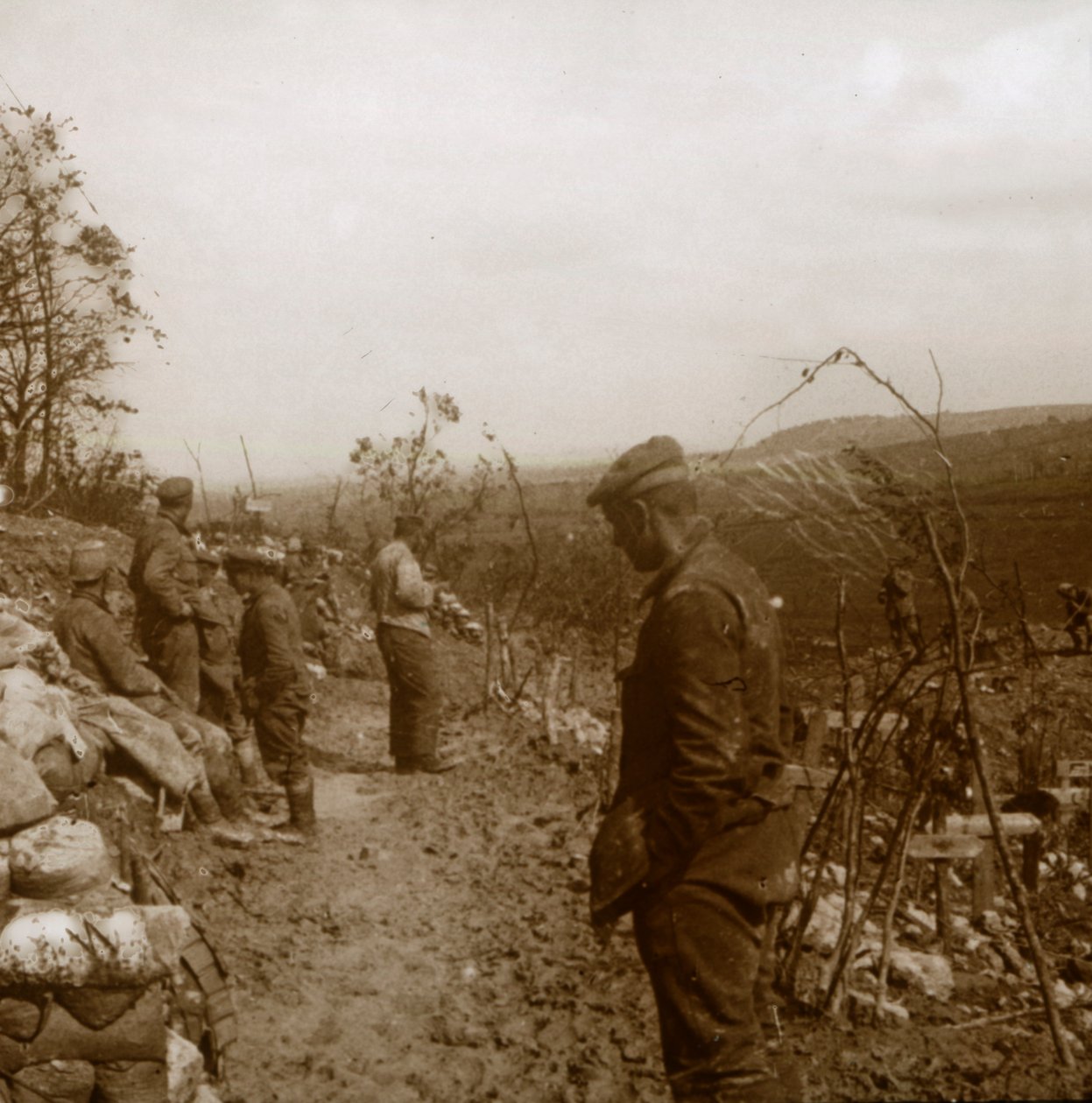 Duitse frontlinie, Verdun, Noord-Frankrijk, ca. 1914-ca. 1918 door Unbekannt