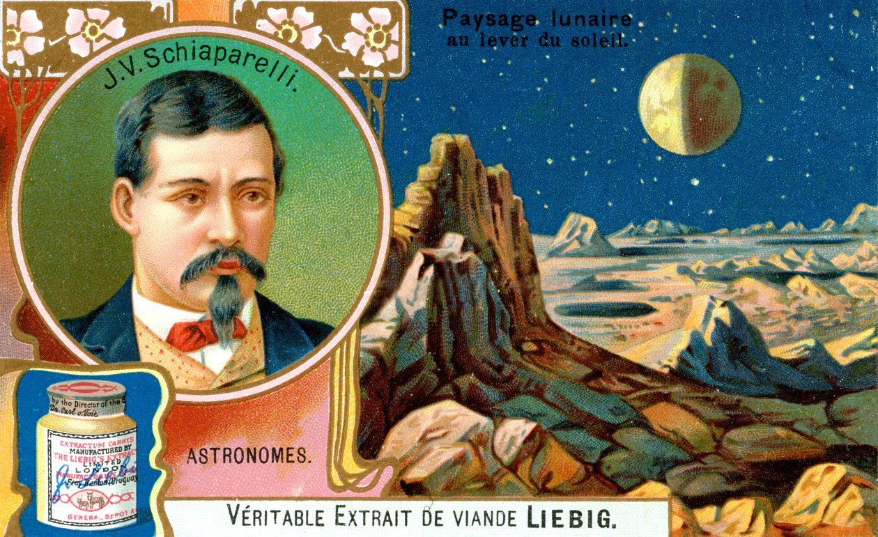 Giovanni Virginio Schiaparelli, Italiaanse astronoom, ca. 1900 door Unbekannt
