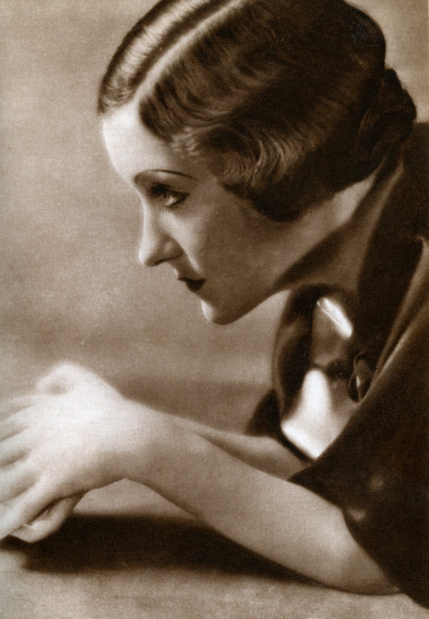 Gloria Swanson, Amerikaanse actrice, 1933 door Unbekannt