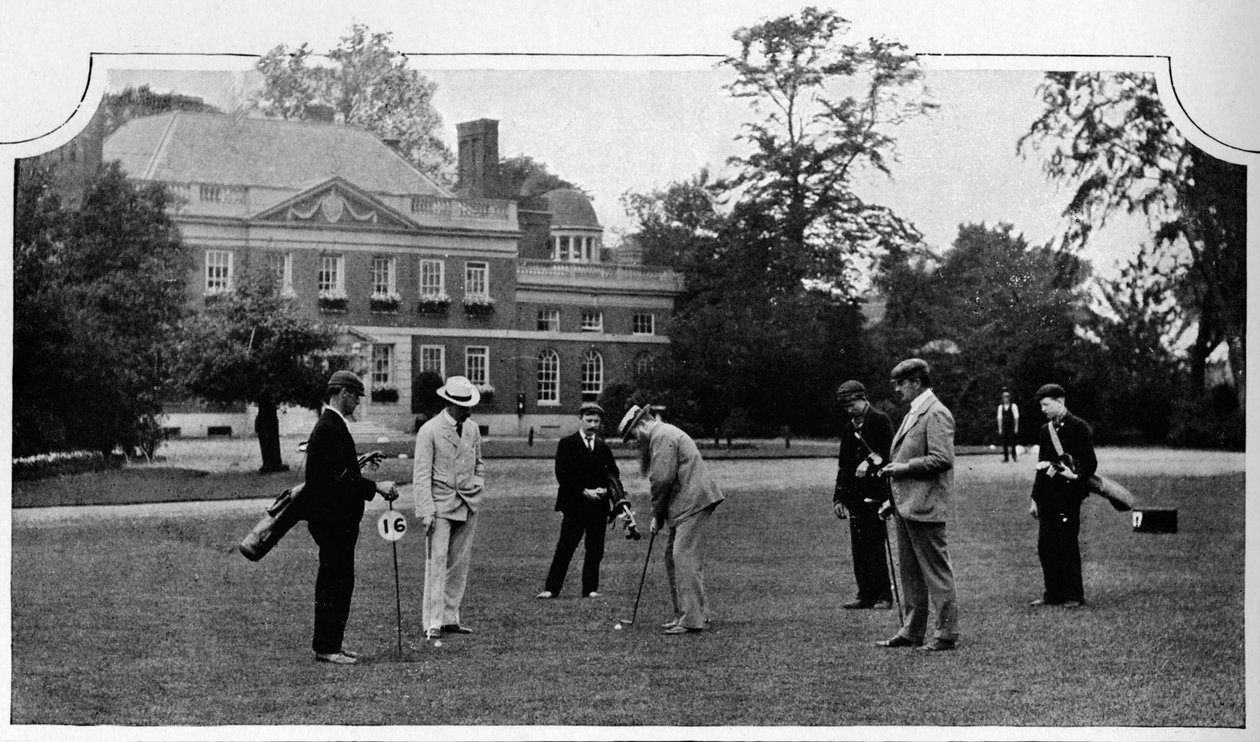 Golf bij de Ranelagh Club, Londen, ca. 1903 door Unbekannt