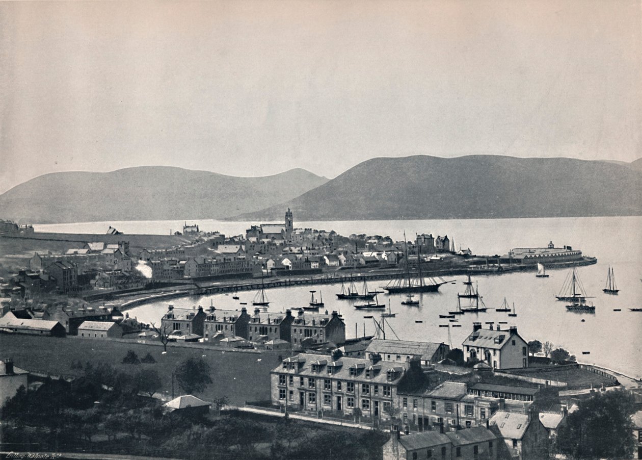 Gourock - De Stad en de Haven door Unbekannt