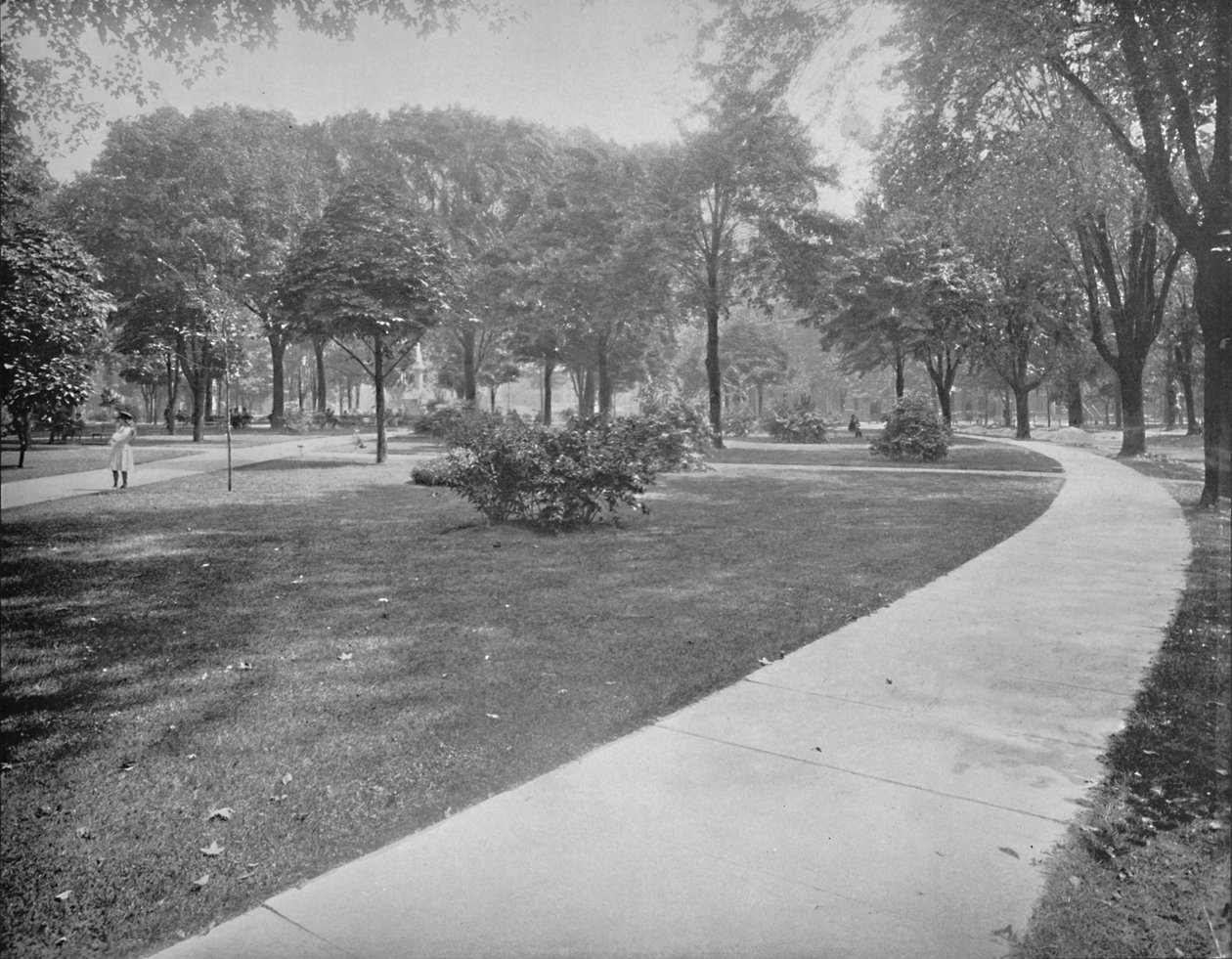 Grand Circus Park, Detroit, Michigan, ca. 1897 door Unbekannt