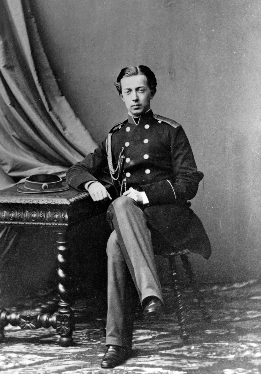 Grootvorst Nicolaas Alexandrovitsj van Rusland, 1862 door Unbekannt