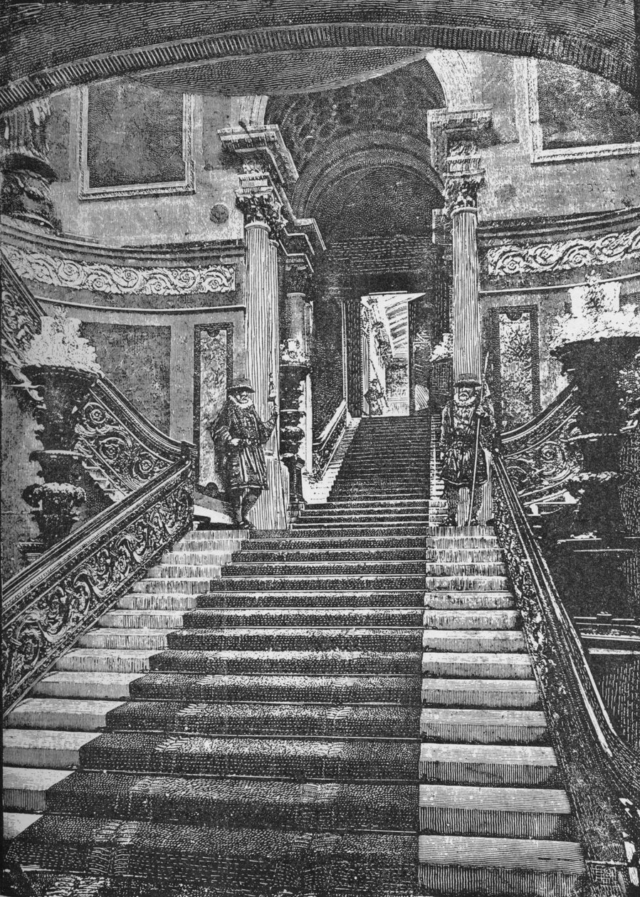 Grote Trap, Buckingham Palace, 1890 door Unbekannt