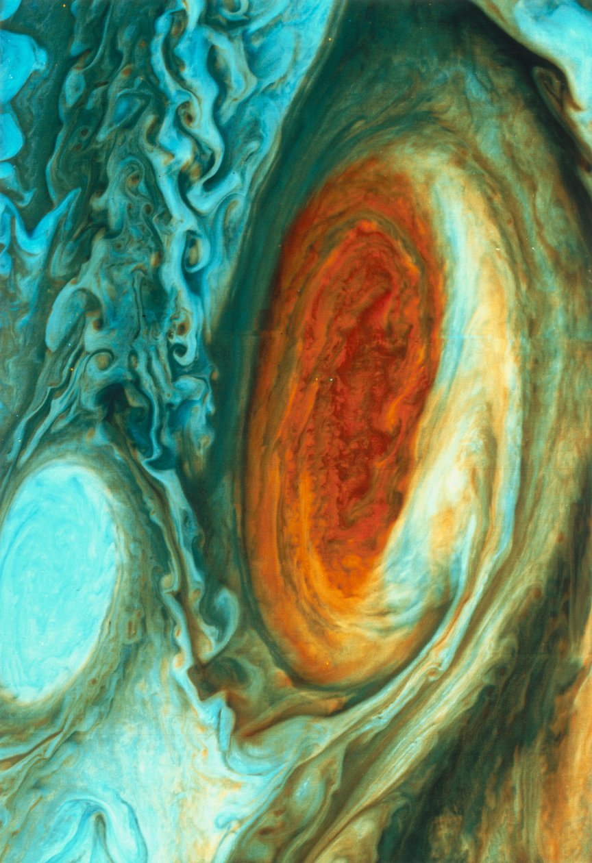 Grote Rode Vlek op Jupiter, 1979 door Unbekannt