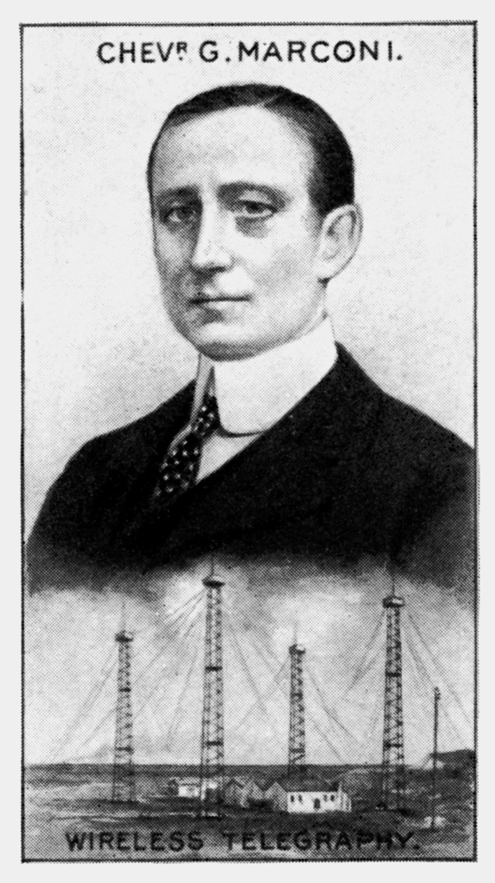 Guglielmo Marchese Marconi, Italiaanse elektrotechnicus, ca. 1924 door Unbekannt