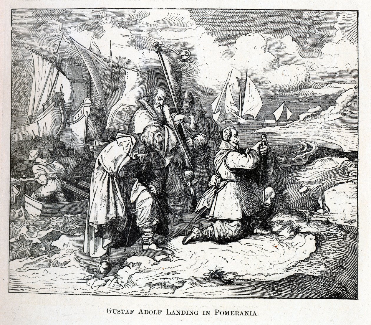 Gustav Adolf Landt in Pommeren, 1882 door Unbekannt