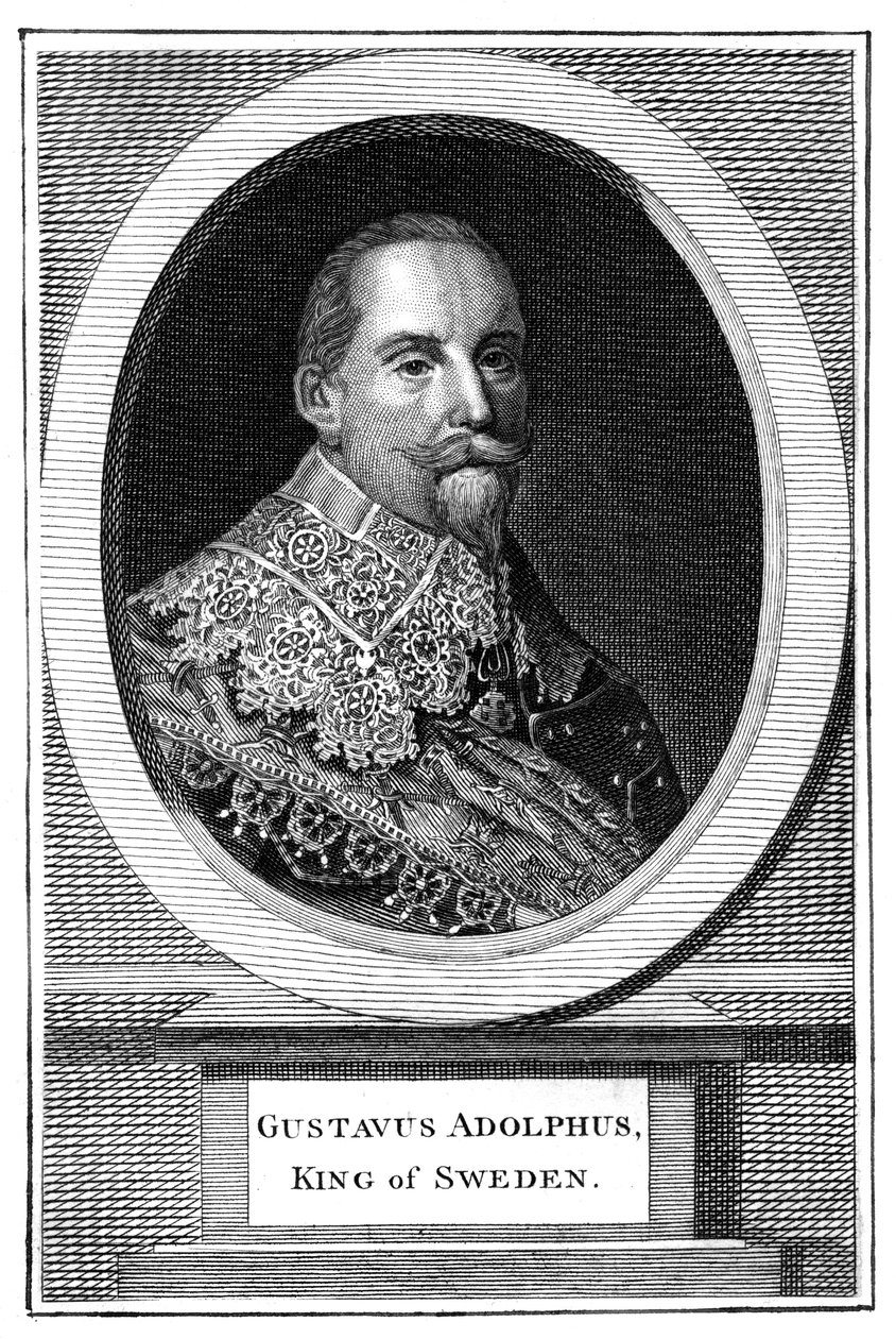 Gustavus Adolphus, Koning van Zweden door Unbekannt