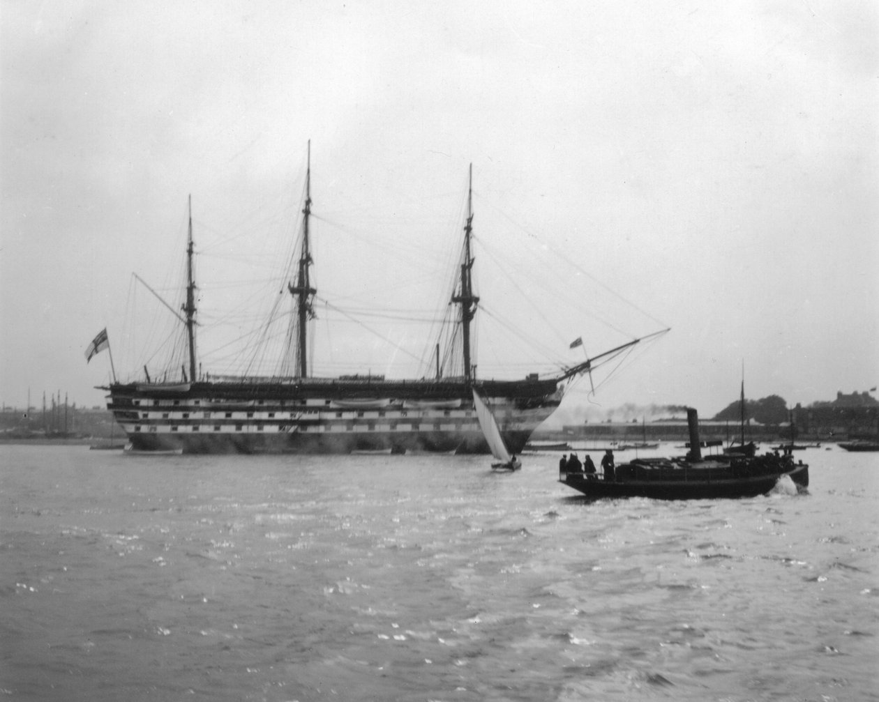 HMS Victory, Isle of Wight, Engeland, 1912 door Unbekannt