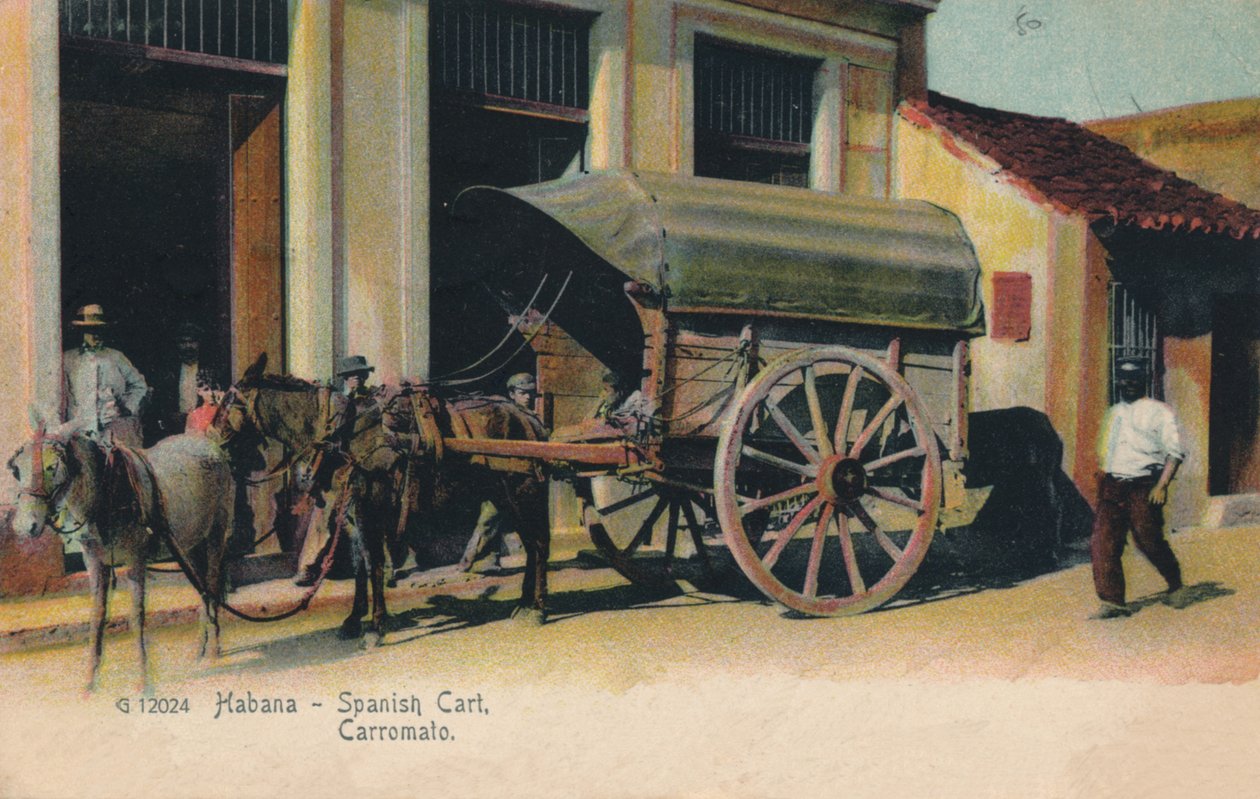 Habana - Spaanse Kar. Carromato, c1907 door Unbekannt