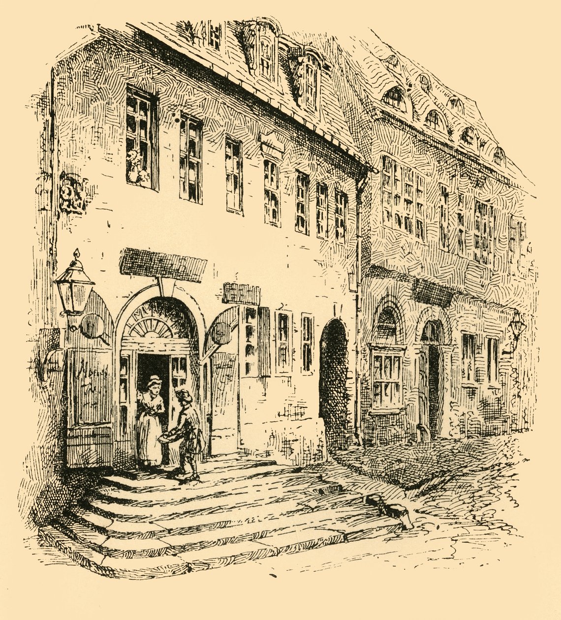 Geboorteplaats van Händel, Halle, Saksen, 1907 door Unbekannt