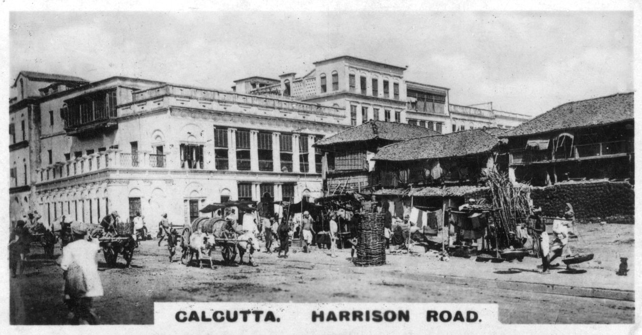 Harrison Road, Calcutta, India, ca. 1925 door Unbekannt