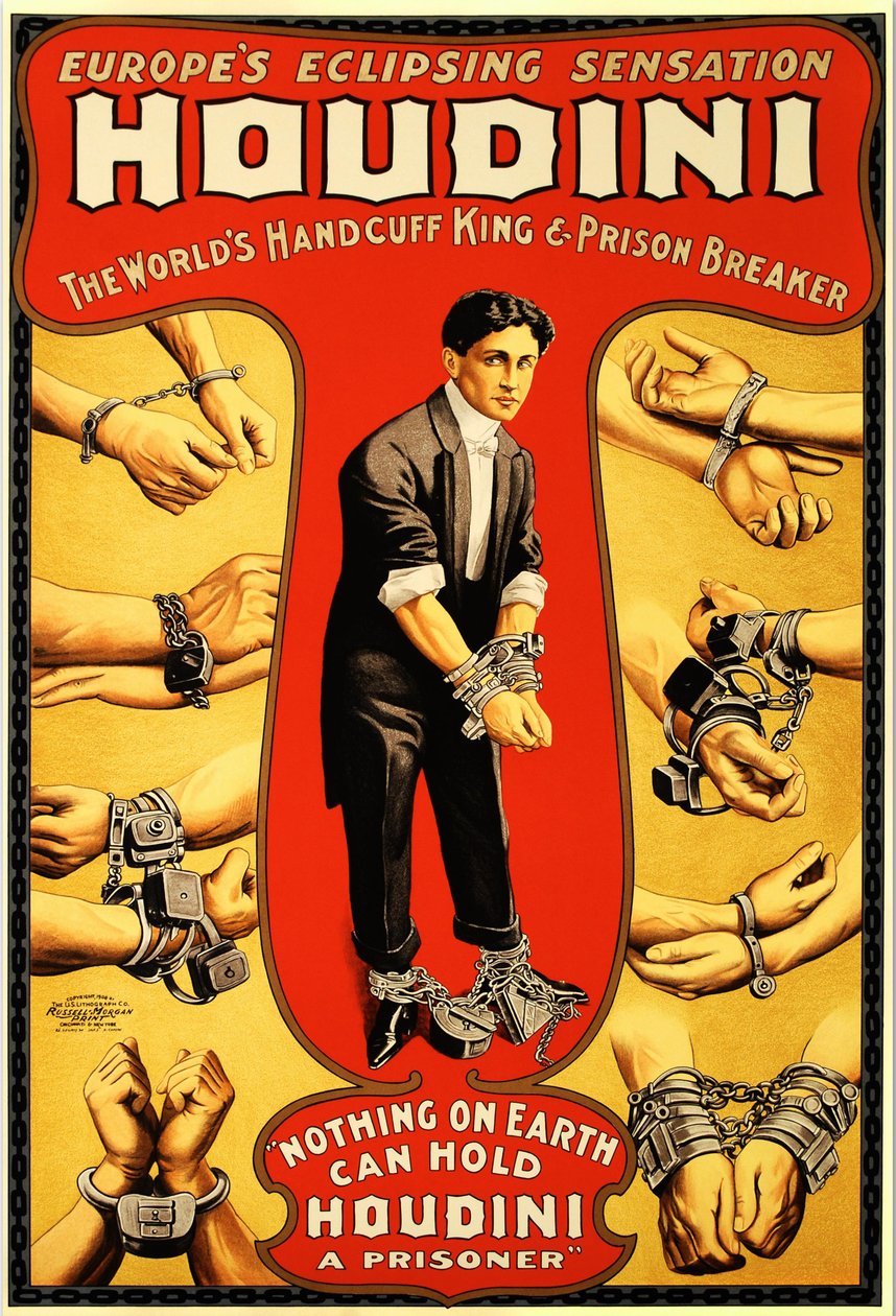 Harry Houdini, ca. 1906 door Unbekannt