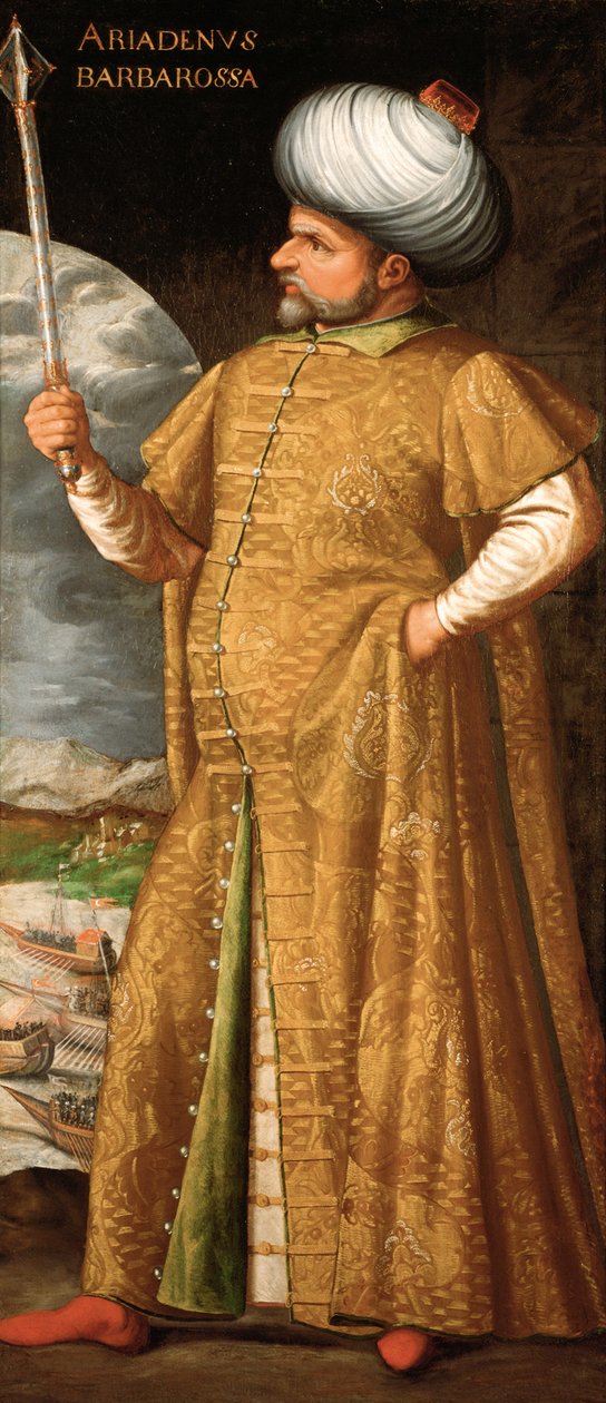 Hayreddin Barbarossa, c. 1580 door Unbekannt