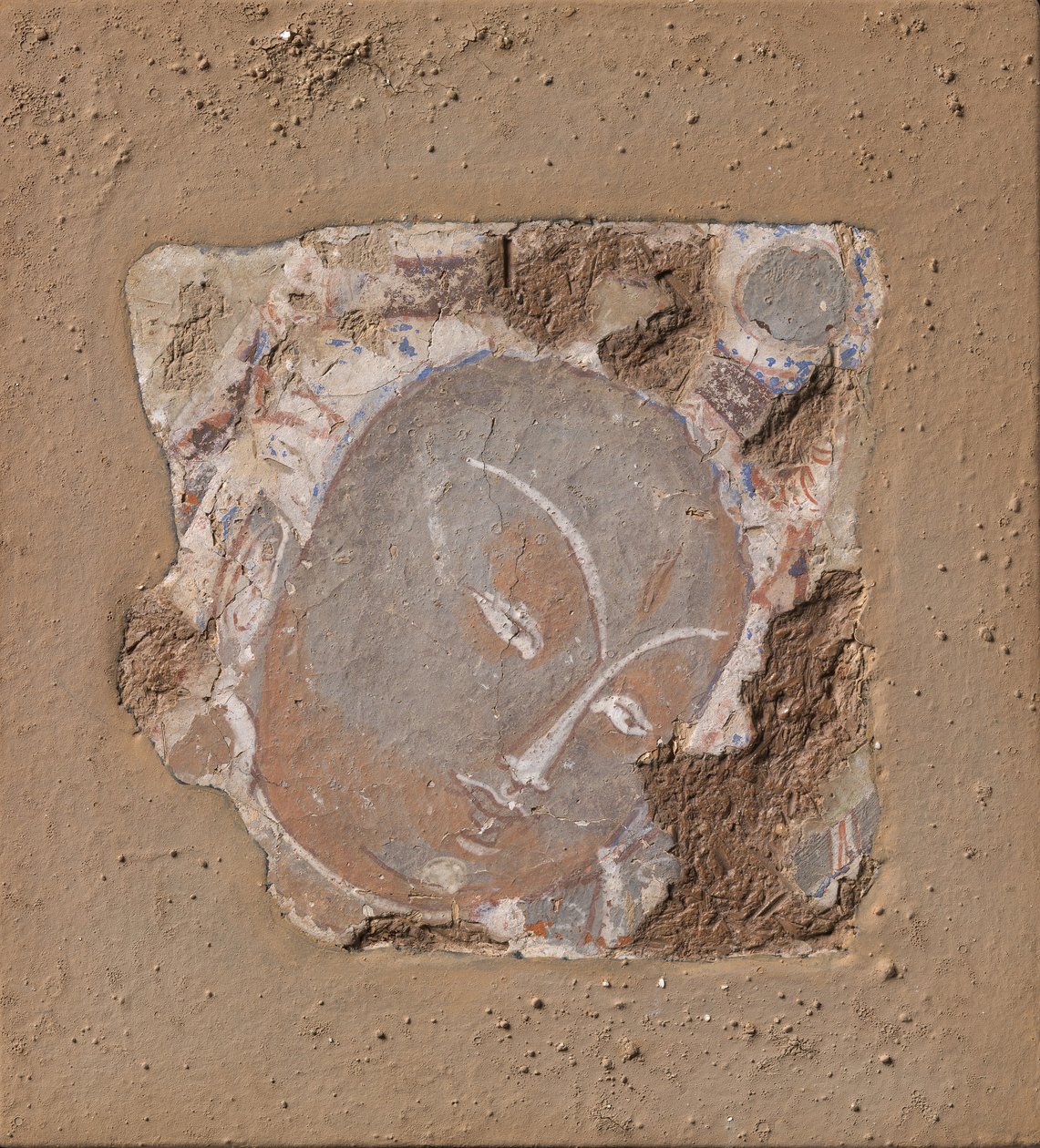 Hoofd van Bodhisattva, ca. 6e-7e eeuw door Unbekannt