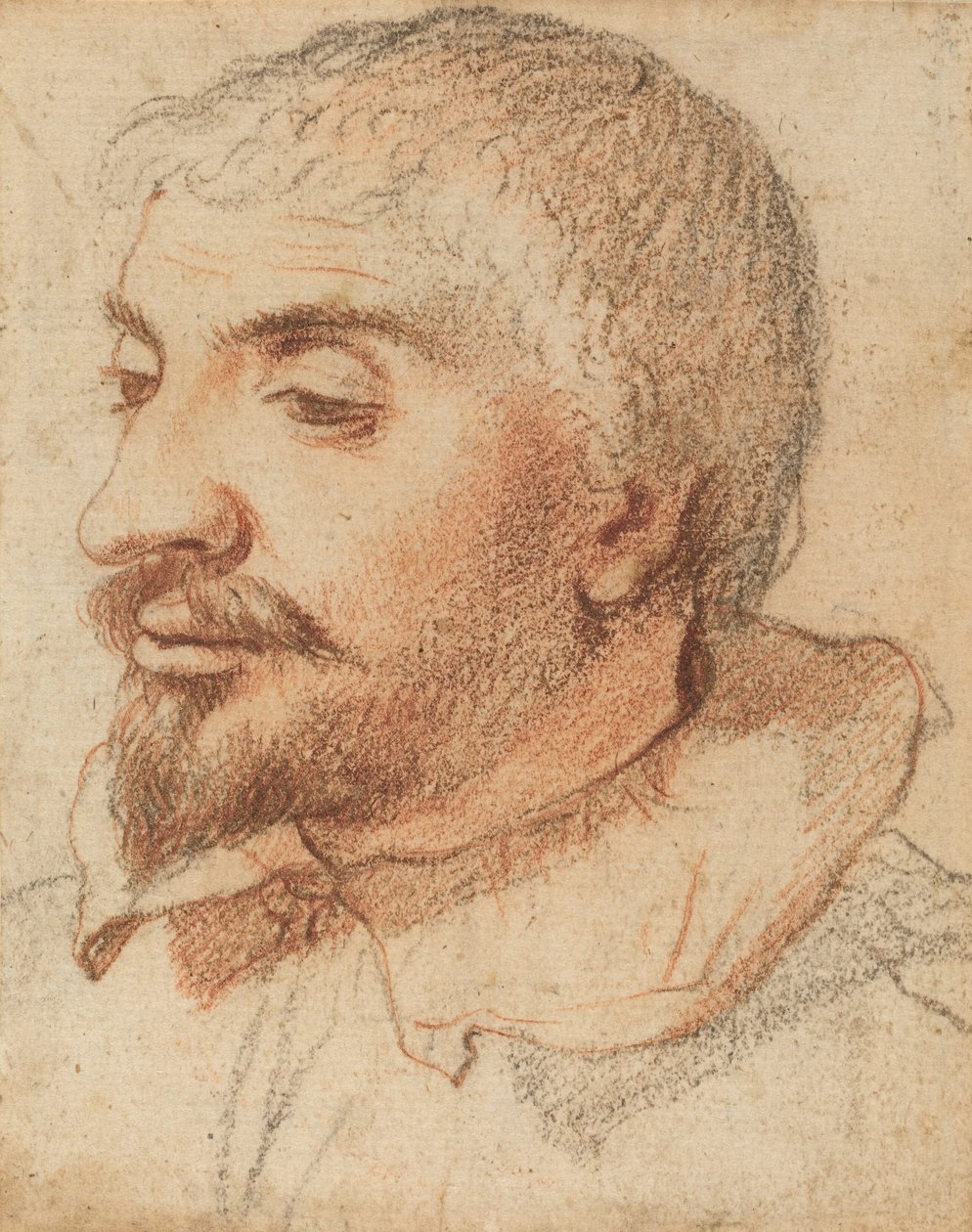 Hoofd van een man, ca. 1600 door Unbekannt