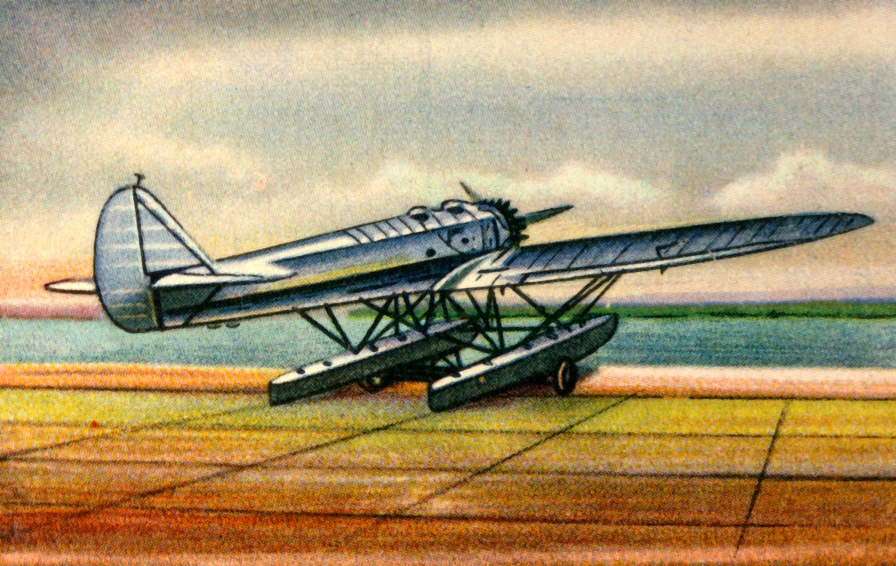 Heinkel He 12 watervliegtuig, 1920s, 1932 door Unbekannt