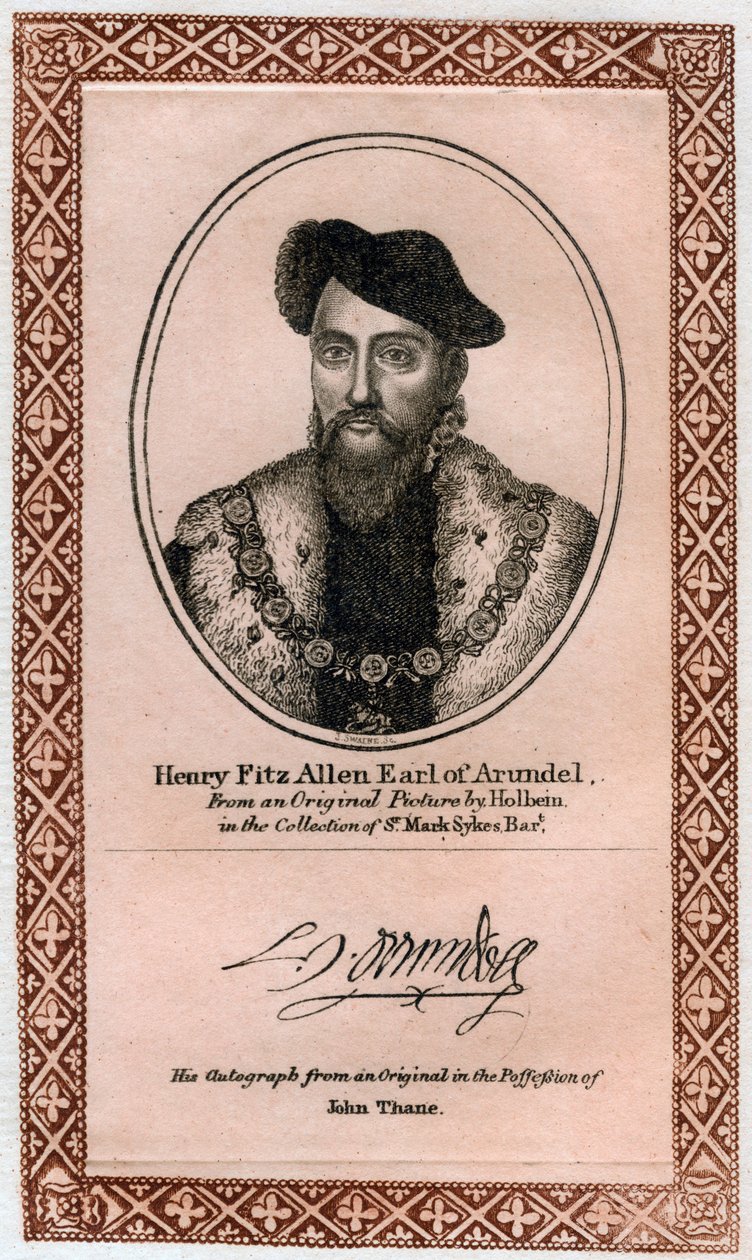 Henry Fitzalan, 19e Graaf van Arundel door Unbekannt