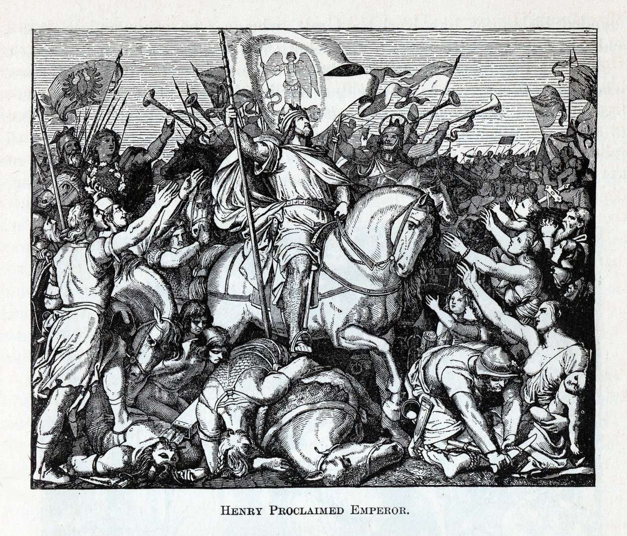 Hendrik uitgeroepen tot Keizer, 1882 door Unbekannt