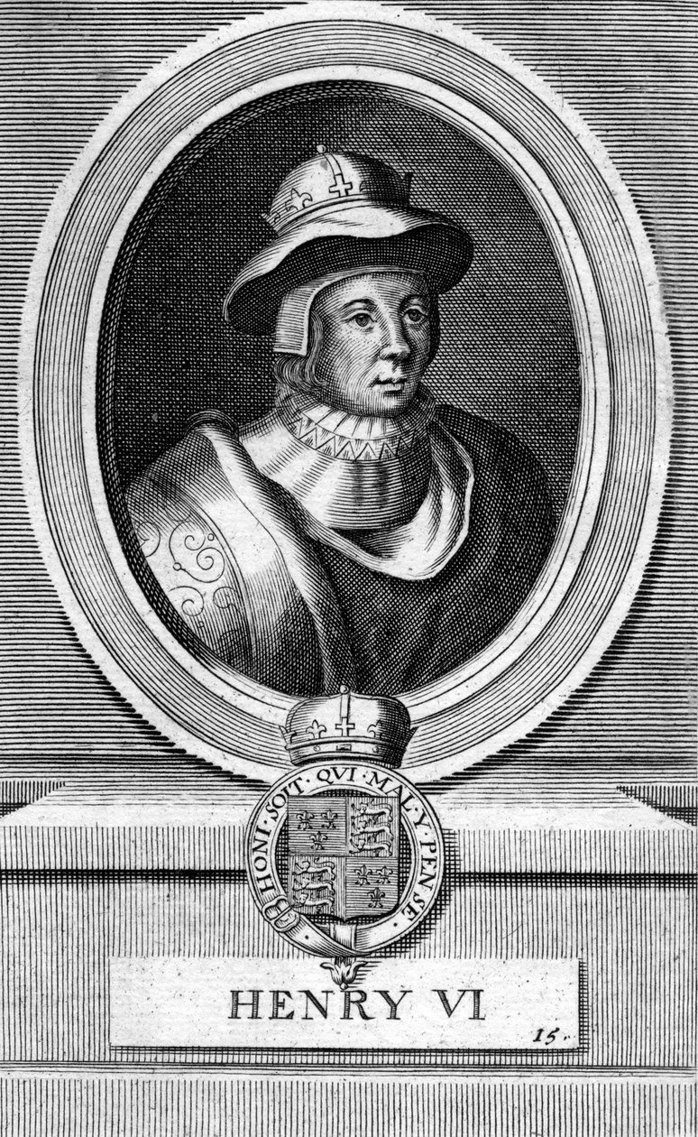 Hendrik VI van Engeland, 1421-1471 door Unbekannt