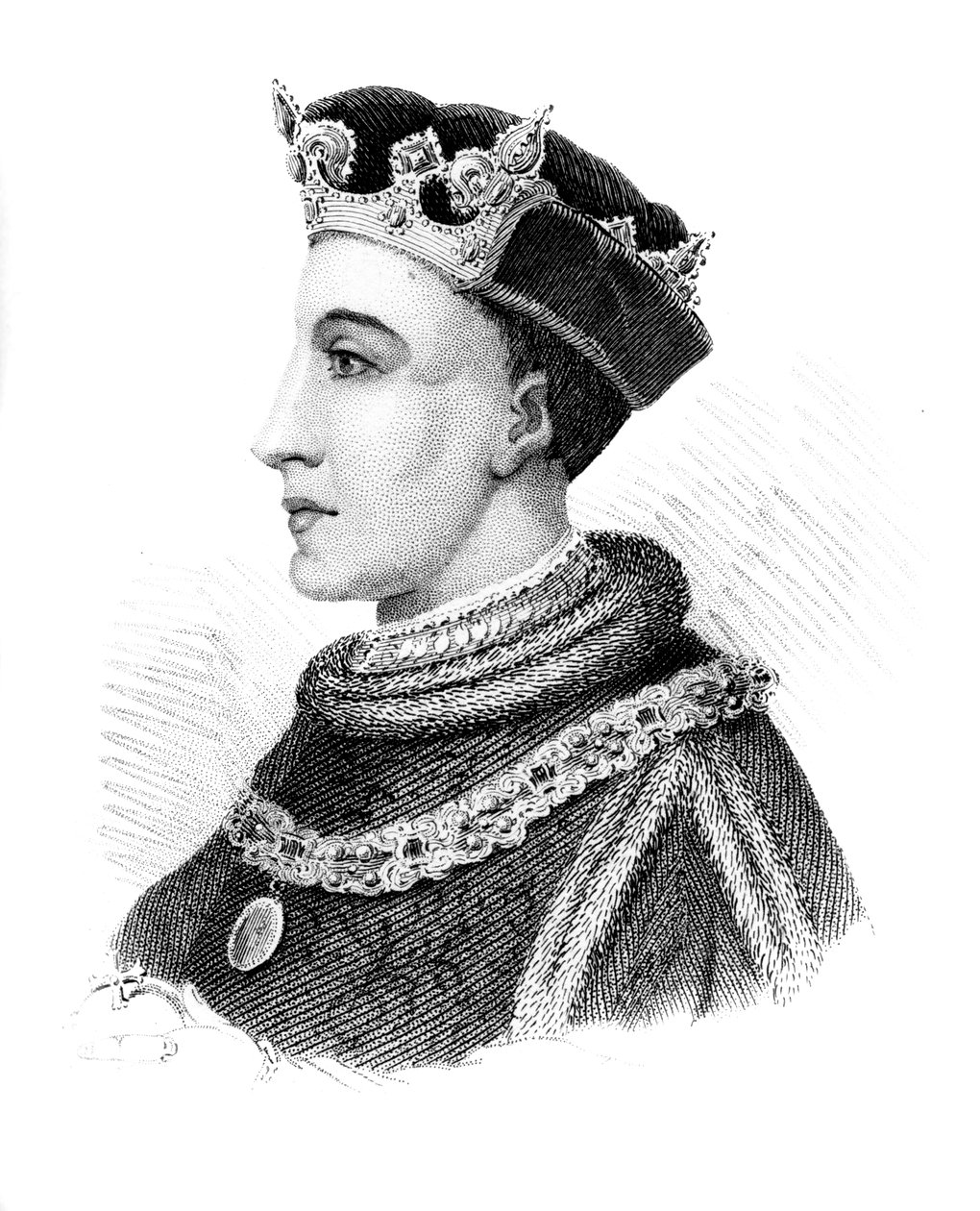 Hendrik V, koning van Engeland, ca. 1850 door Unbekannt