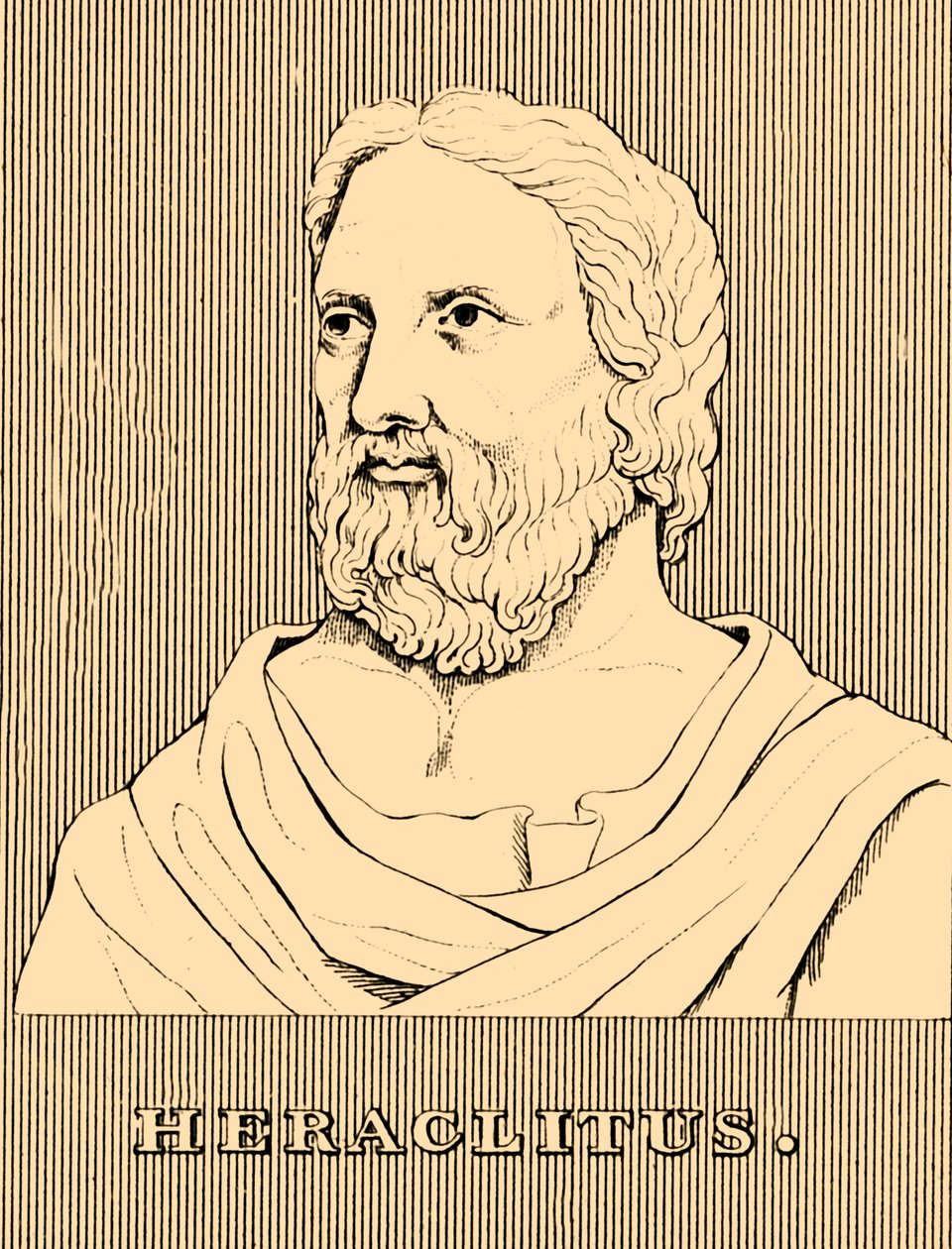Heraclitus, ca. 535 - ca. 475 v.Chr., 1830 door Unbekannt