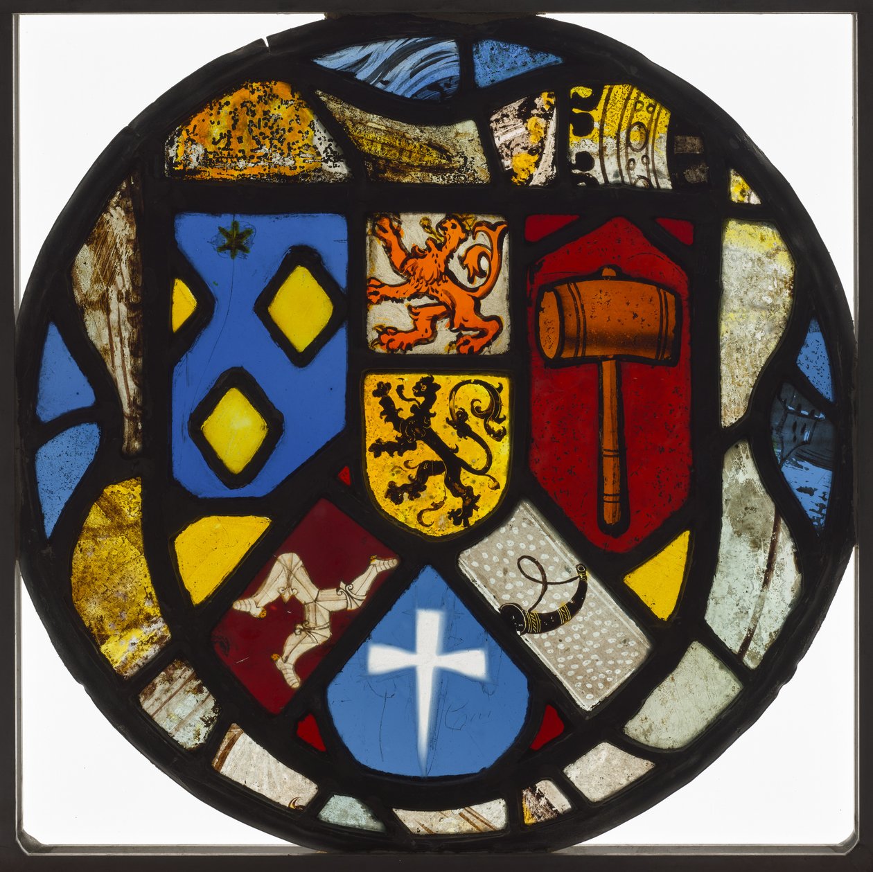 Heraldiek rondel, 1500s door Unbekannt
