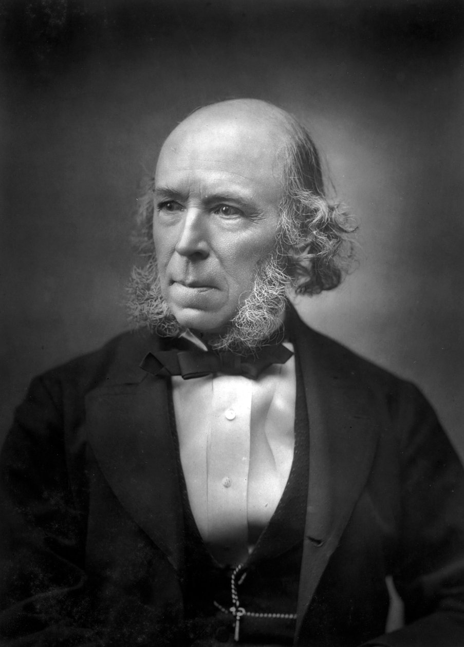 Herbert Spencer 1820-1903, eind 19e eeuw door Unbekannt