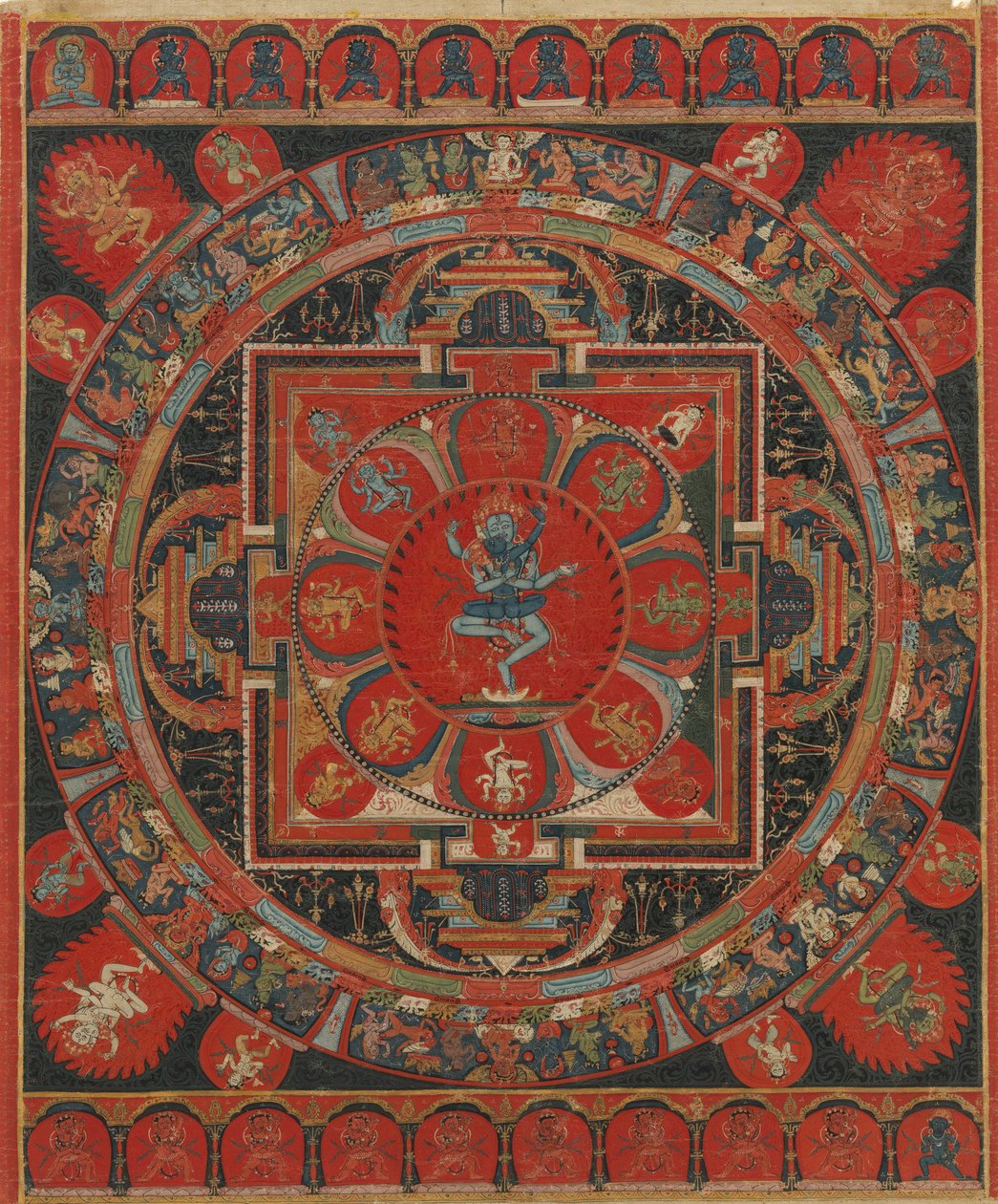 Hevajra Mandala, 15e eeuw door Unbekannt