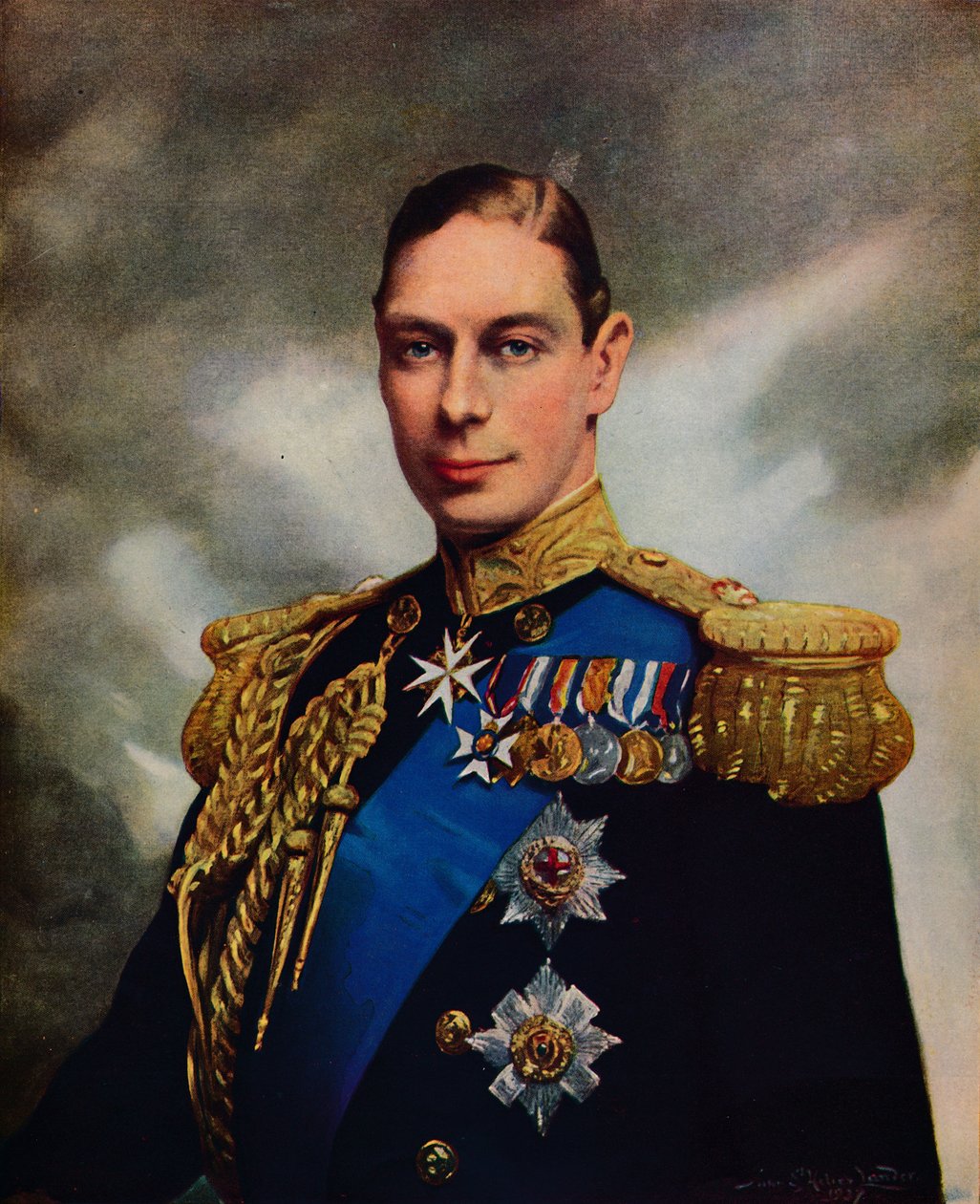 Zijne Majesteit Koning George VI, 1937 door Unbekannt