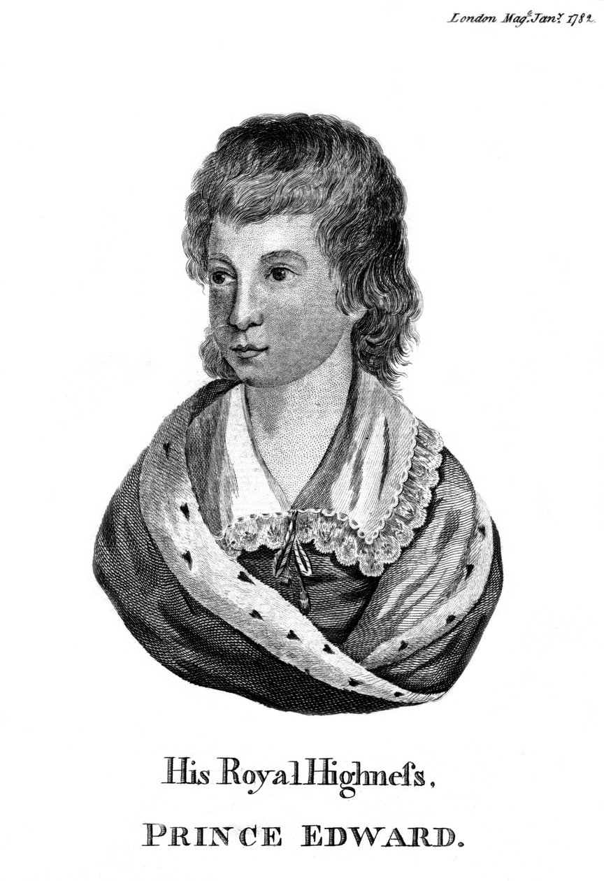 Zijne Koninklijke Hoogheid, Prins Edward, 1782 door Unbekannt