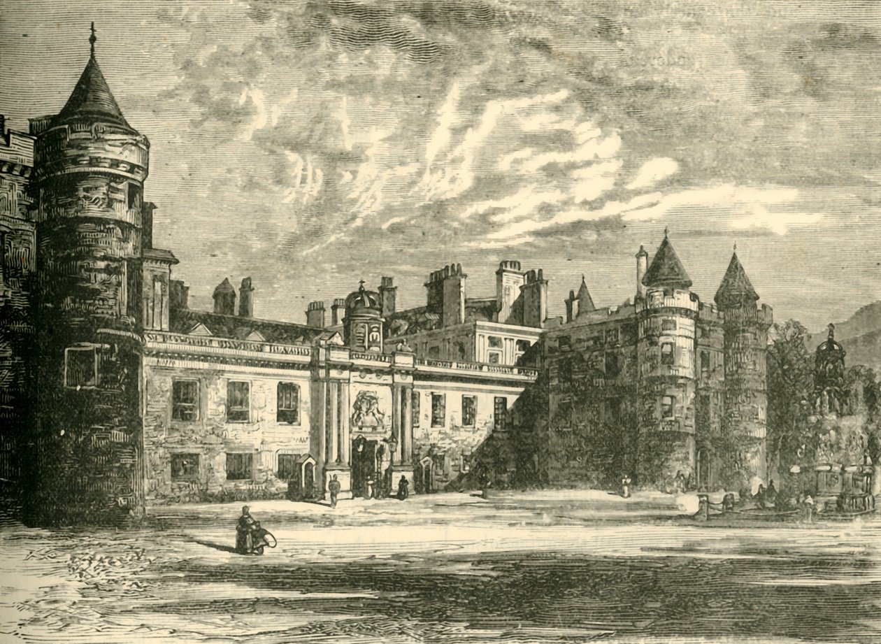Holyrood Palace, Edinburgh door Unbekannt