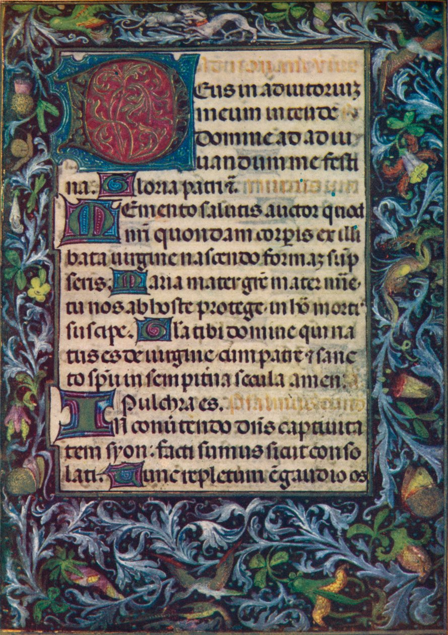 Horae Beatae Virginis Mariae, vijftiende eeuw, 1903 door Unbekannt