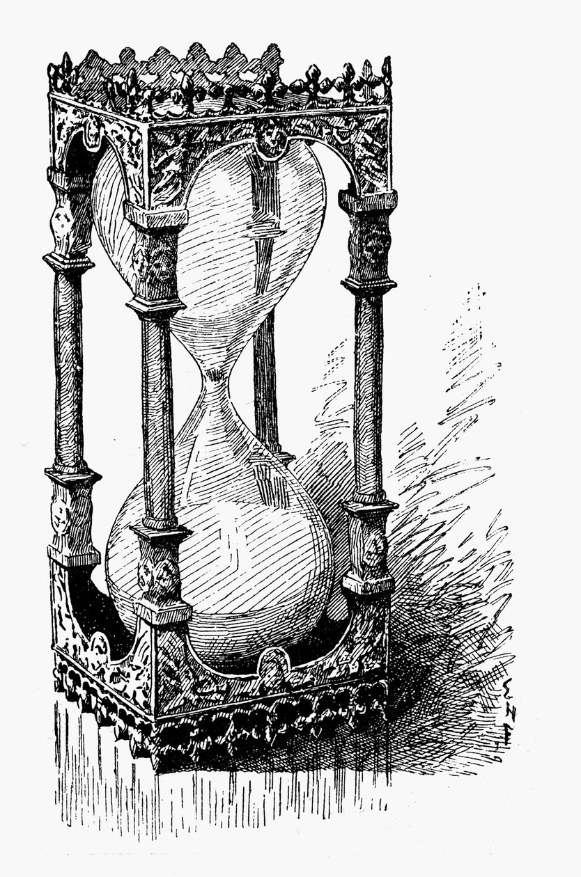 Zandloper, 1887 door Unbekannt