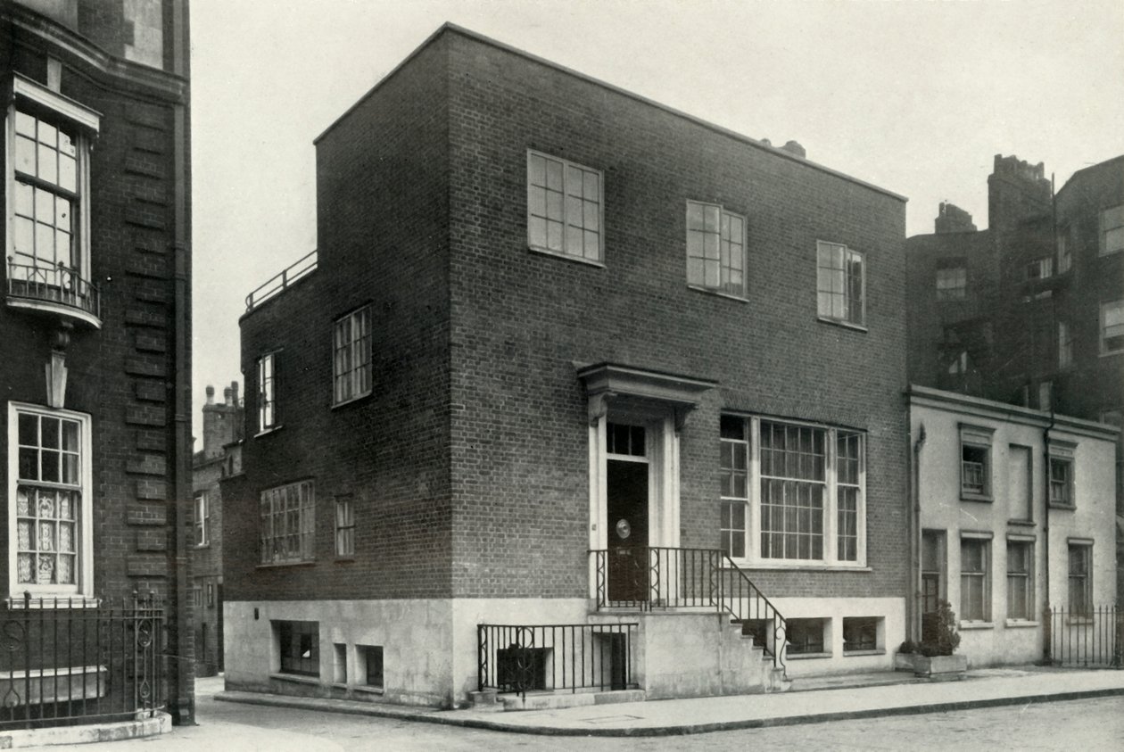 Huis in Weymouth Street, Londen, 1937 door Unbekannt