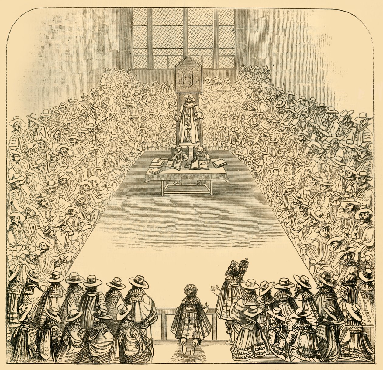 House of Commons in 1623, 1881 door Unbekannt